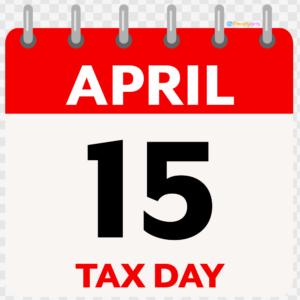 FREE April 15th Tax Day Clipart WM | Pearly Arts