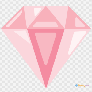 FREE Pink Diamond Clipart WM | Pearly Arts