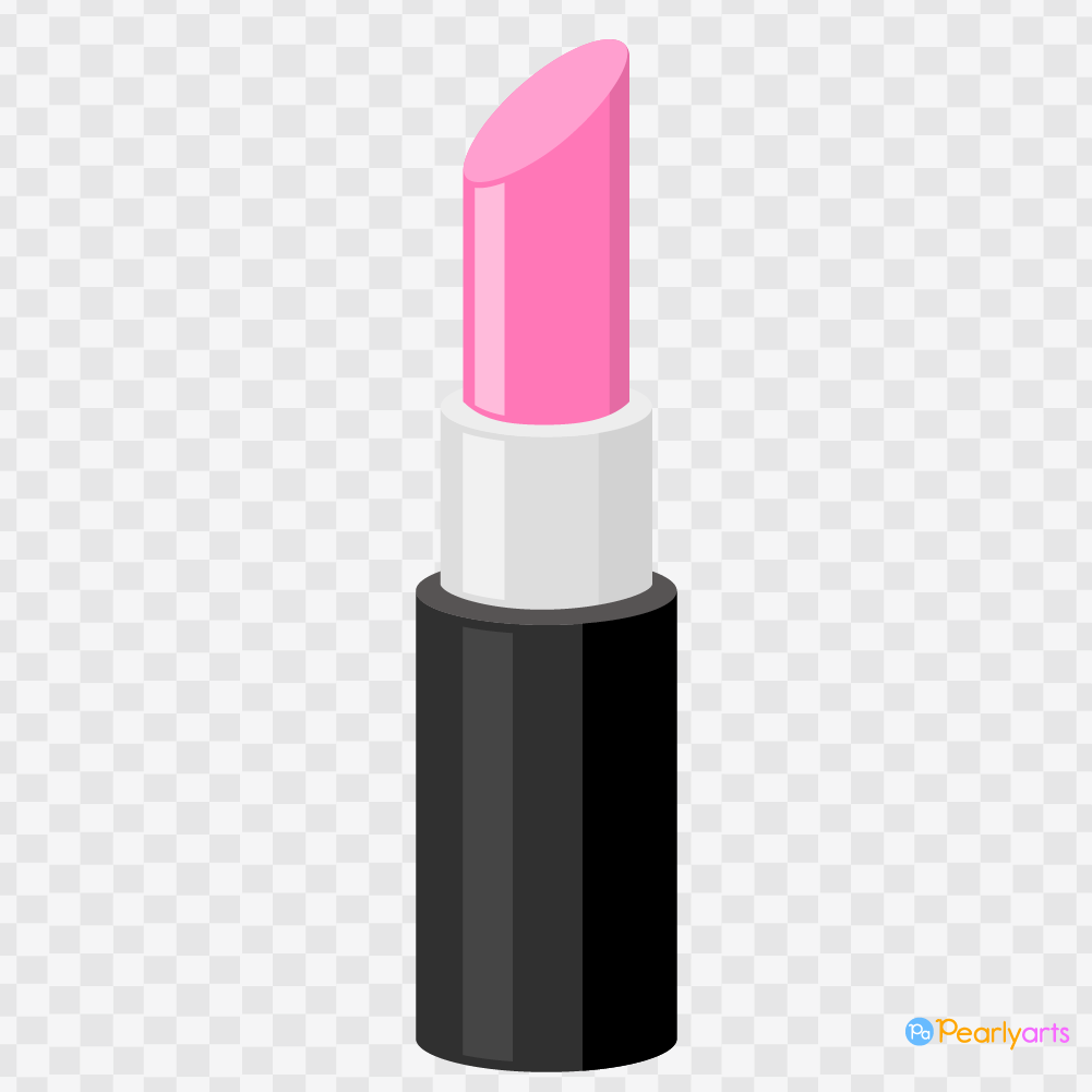 FREE Pink Lipstick Clipart WM | Pearly Arts