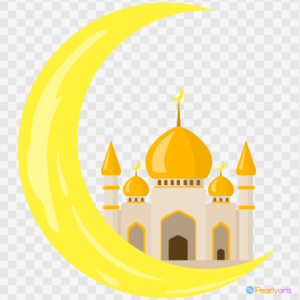 FREE Ramadan Moon Clipart WM | Pearly Arts