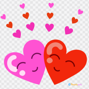 FREE Two Hearts Clipart WM | Pearly Arts