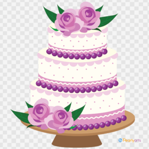 FREE Wedding Cake Clipart WM | Pearly Arts