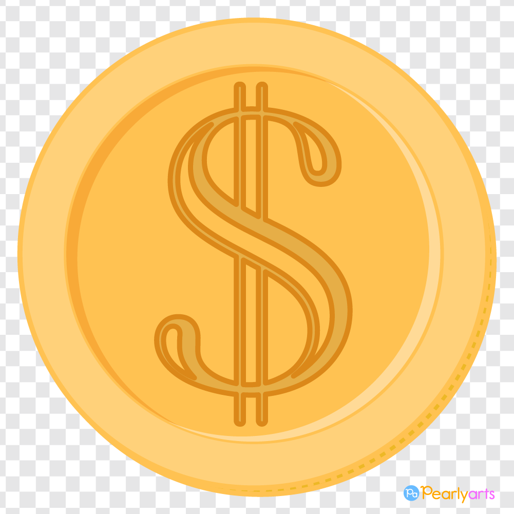 FREE Coin Clipart A WM | Pearly Arts