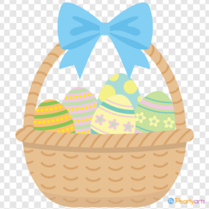 FREE Easter Basket Clipart WM | Pearly Arts