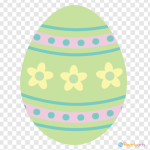 FREE Green Easter Egg Clipart WM | Pearly Arts