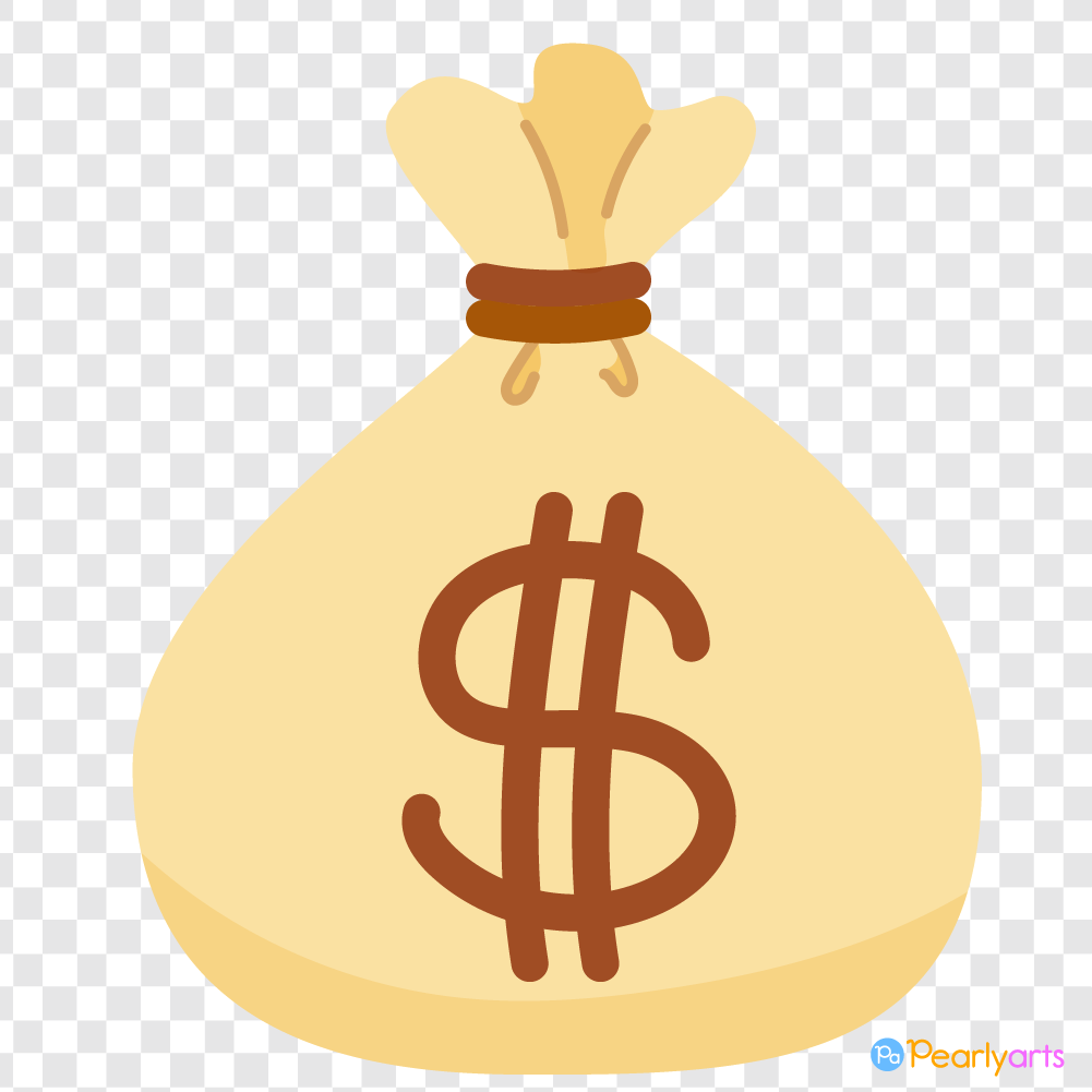FREE Money Bag Clipart WM | Pearly Arts