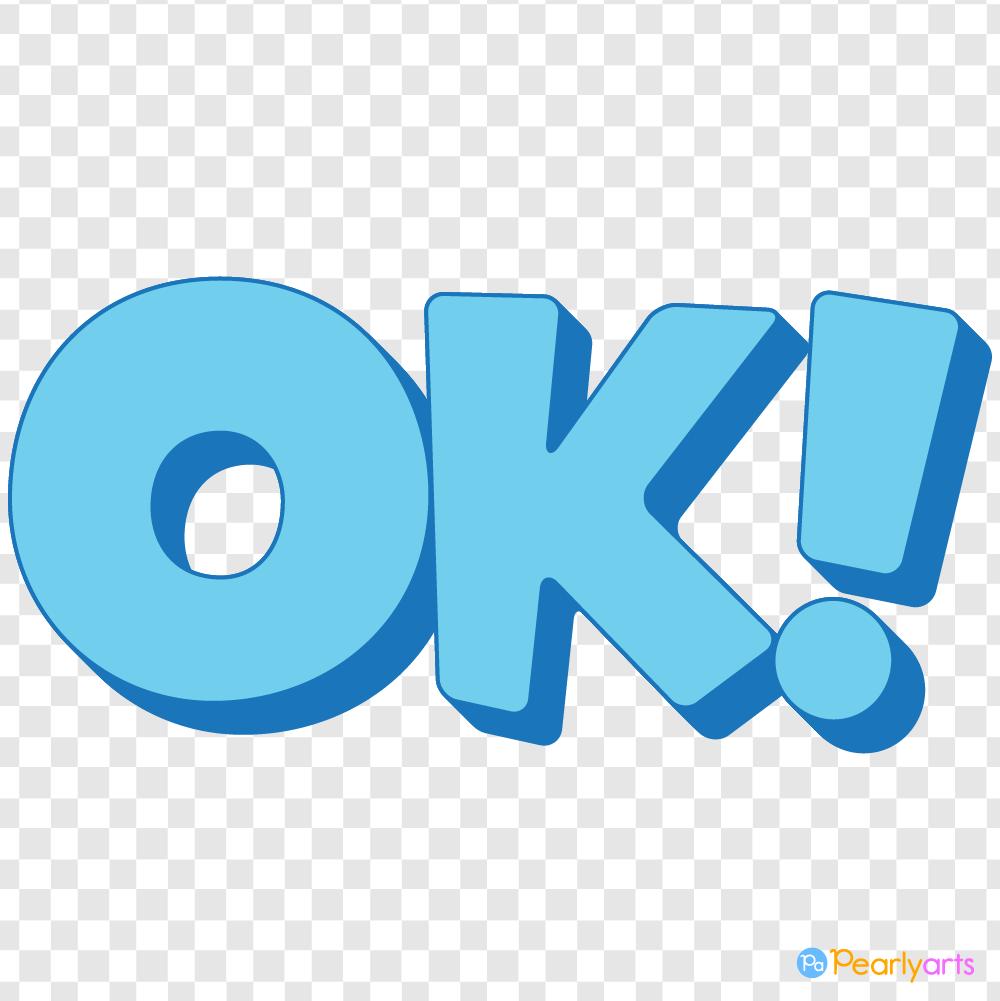 FREE OK Emoji Clipart WM | Pearly Arts