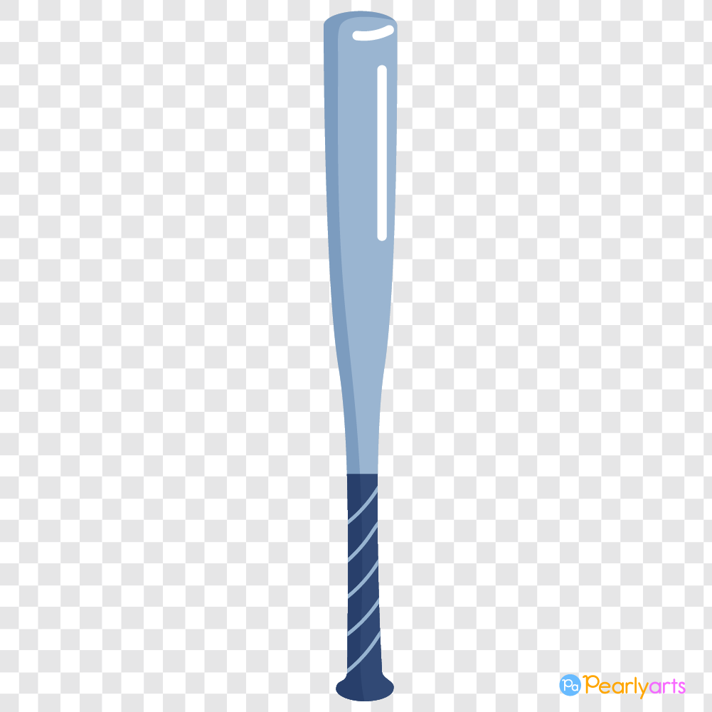 Baseball Bat Clipart WM | Pearly Arts