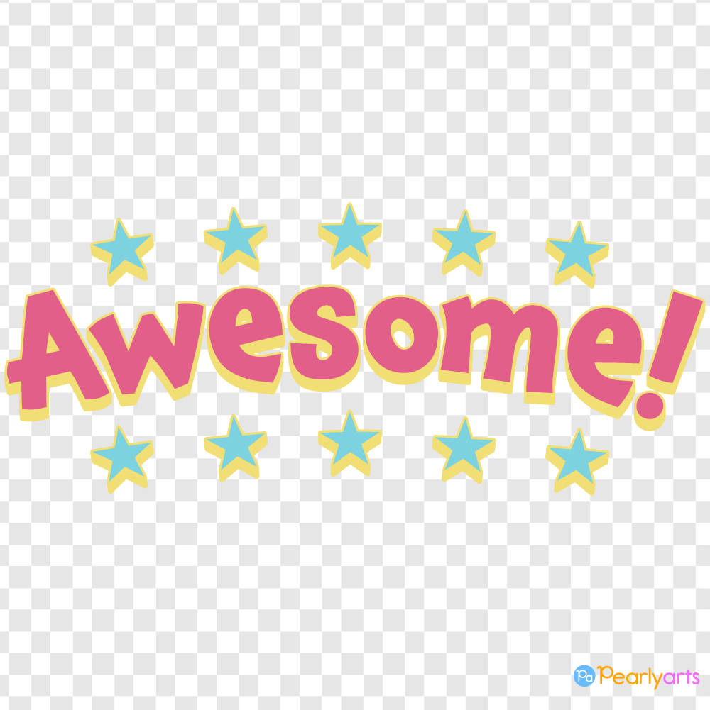 FREE Awesome Clipart WM | Pearly Arts