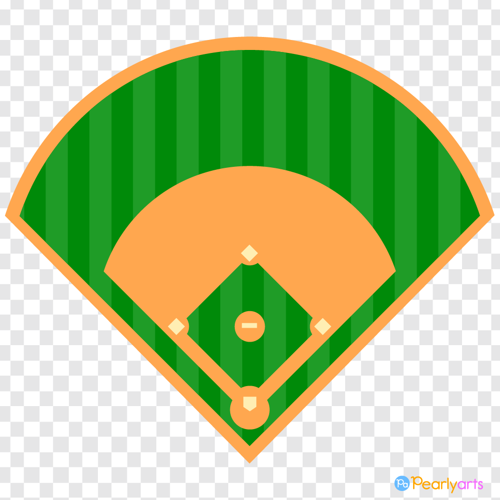 FREE Baseball Field Clipart WM | Pearly Arts
