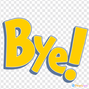 FREE Bye Clipart WM | Pearly Arts