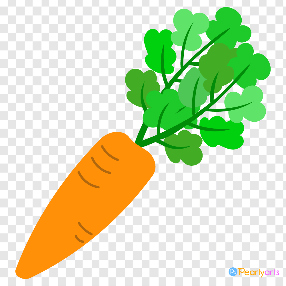 FREE Carrot Clipart WM | Pearly Arts