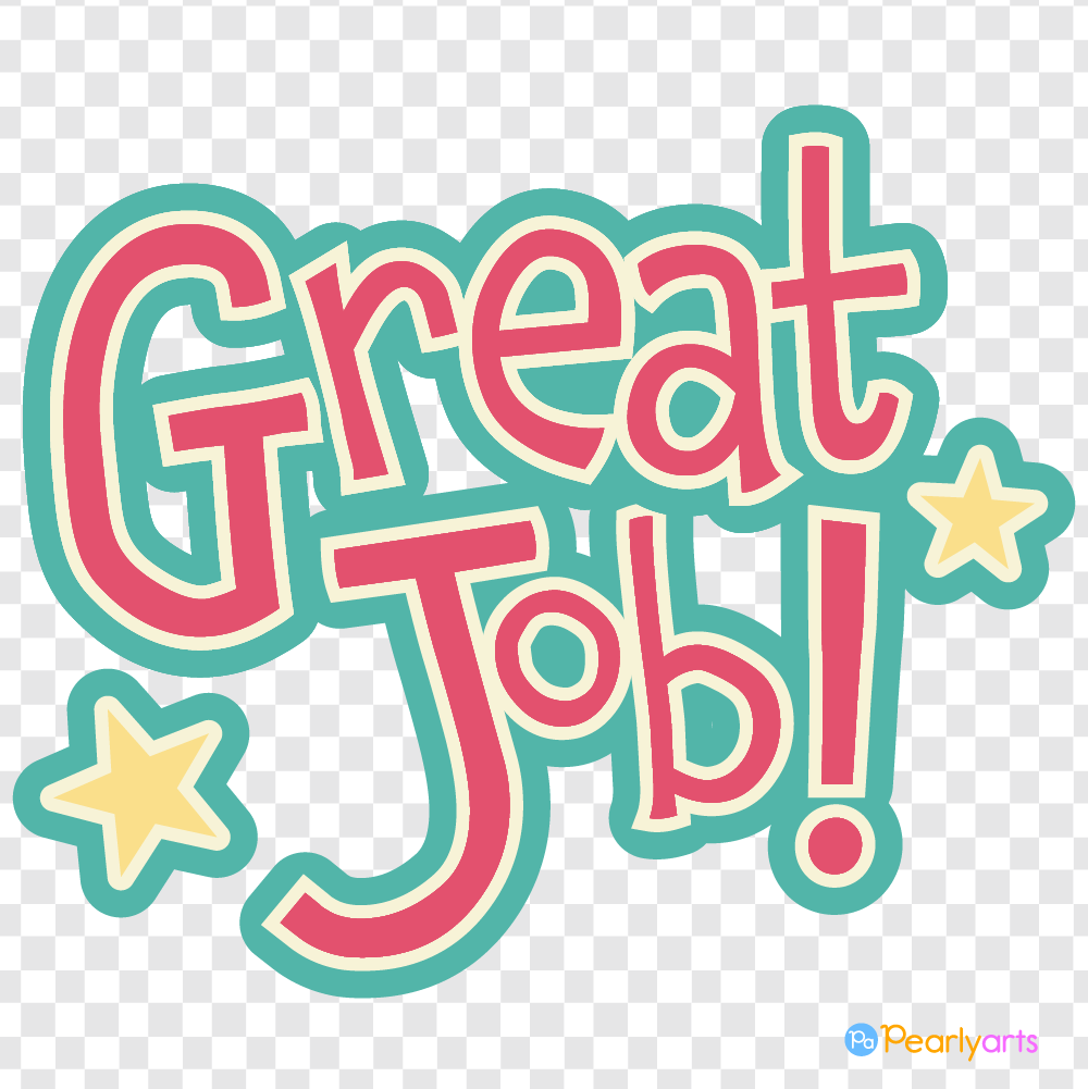 FREE Great Job Clipart WM | Pearly Arts