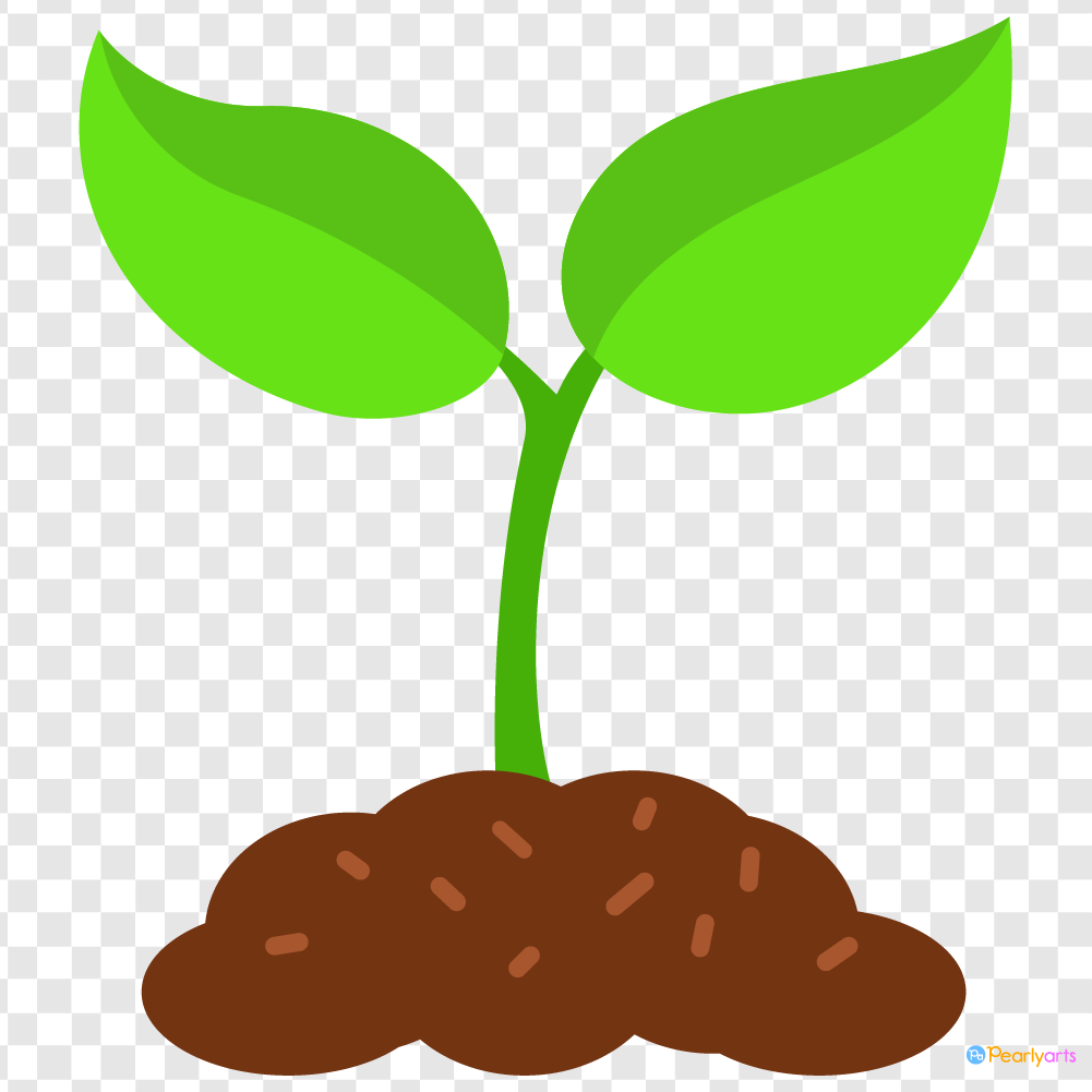 FREE Seedling Clipart WM | Pearly Arts
