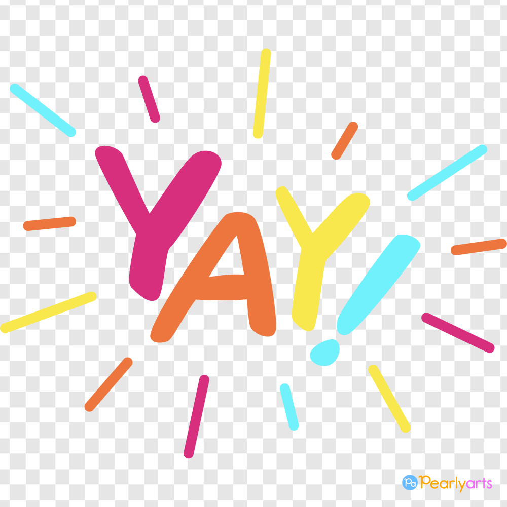 FREE Yay Clipart WM | Pearly Arts