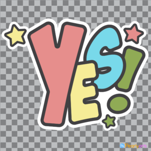 FREE Yes Clipart WM | Pearly Arts