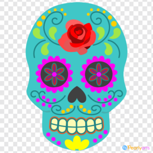 Sugar Skull Clipart WM | Pearly Arts