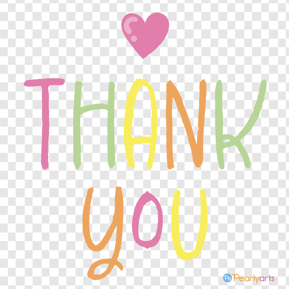 Thank You Clipart WM | Pearly Arts