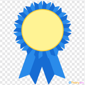 FREE Blue Award Ribbon Clipart WM | Pearly Arts