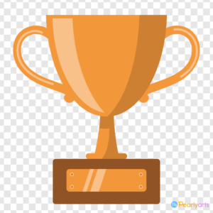 FREE Bronze Trophy Clipart WM | Pearly Arts