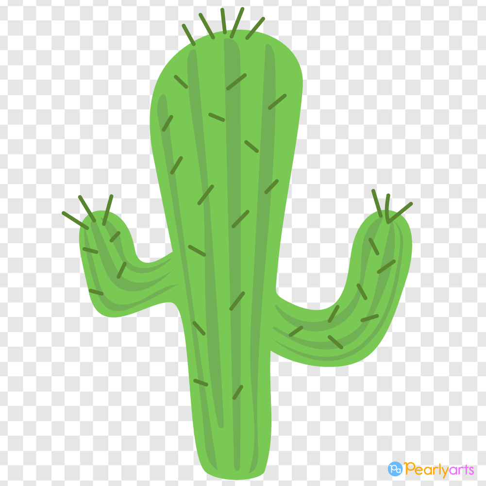 FREE Cactus Clipart WM | Pearly Arts