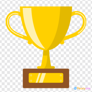 FREE Gold Trophy Clipart WM | Pearly Arts