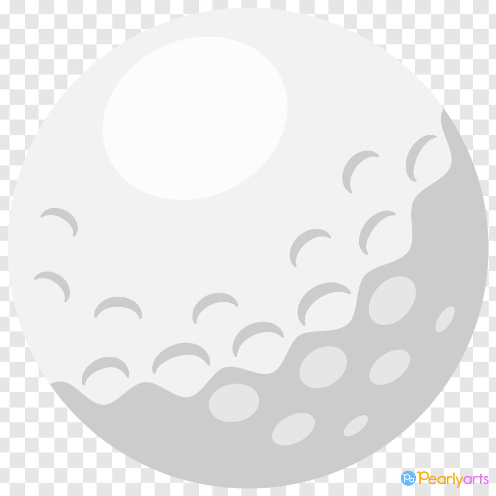 FREE Golf Ball Clipart WM | Pearly Arts