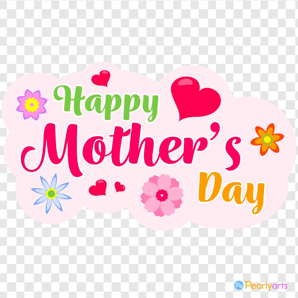 FREE Happy Mother's Day Clipart WM | Pearly Arts