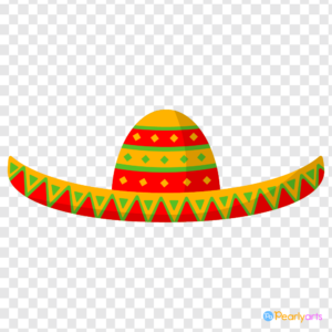 FREE Mexican Sombrero Hat Clipart WM | Pearly Arts