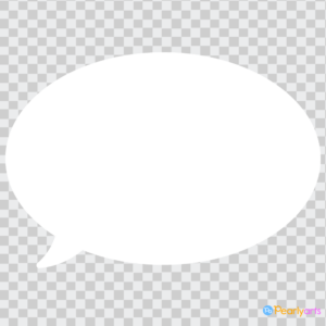 FREE Oval Speech Bubble Clipart WM | Pearly Arts