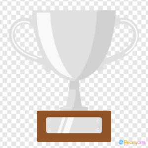 FREE Silver Trophy Clipart WM | Pearly Arts