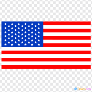 FREE US Flag Clipart WM | Pearly Arts