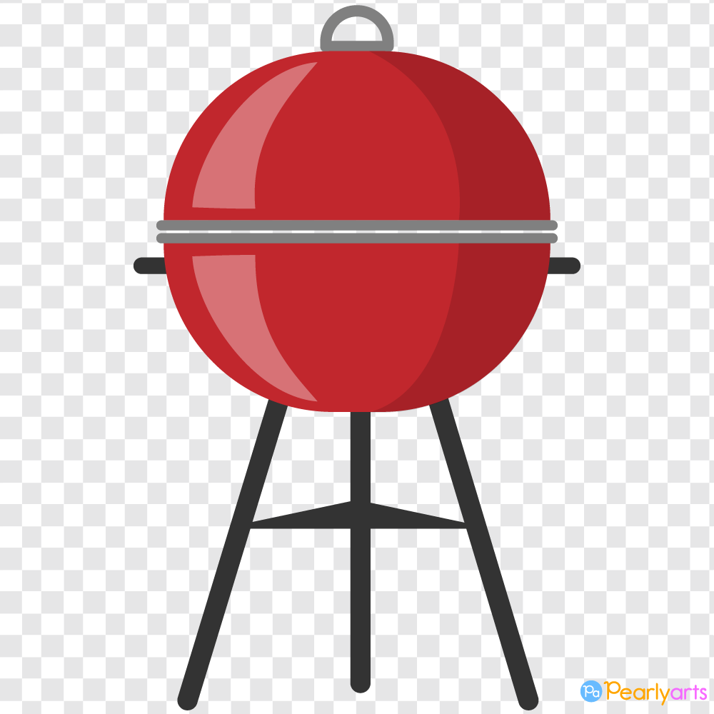 FREE Barbecue Grill Clipart WM | Pearly Arts