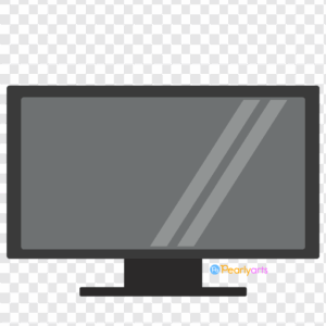 FREE Flat Screen TV Clipart WM | Pearly Arts