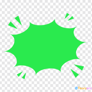FREE Green Angry Speech Bubble Clipart WM | Pearly Arts