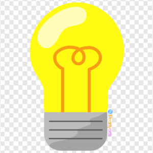 FREE Light Bulb ON Clipart WM | Pearly Arts