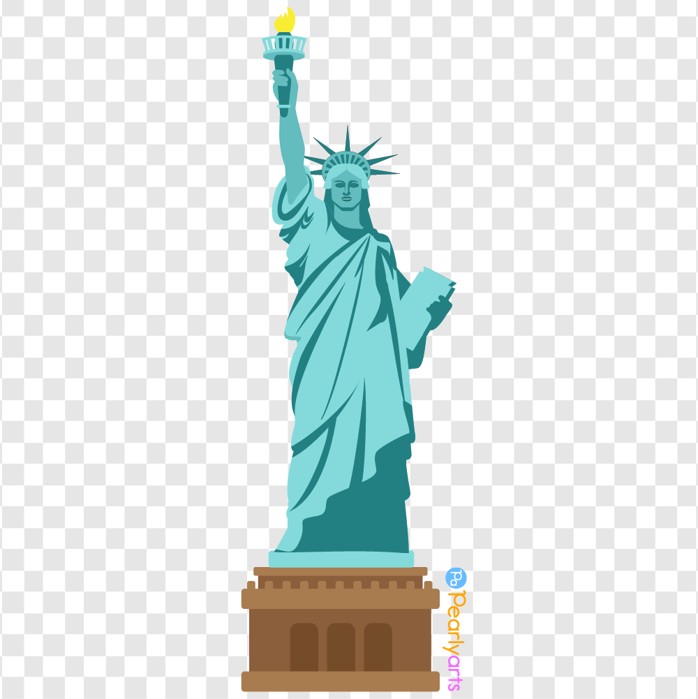 FREE Statue of Liberty Clipart WM | Pearly Arts