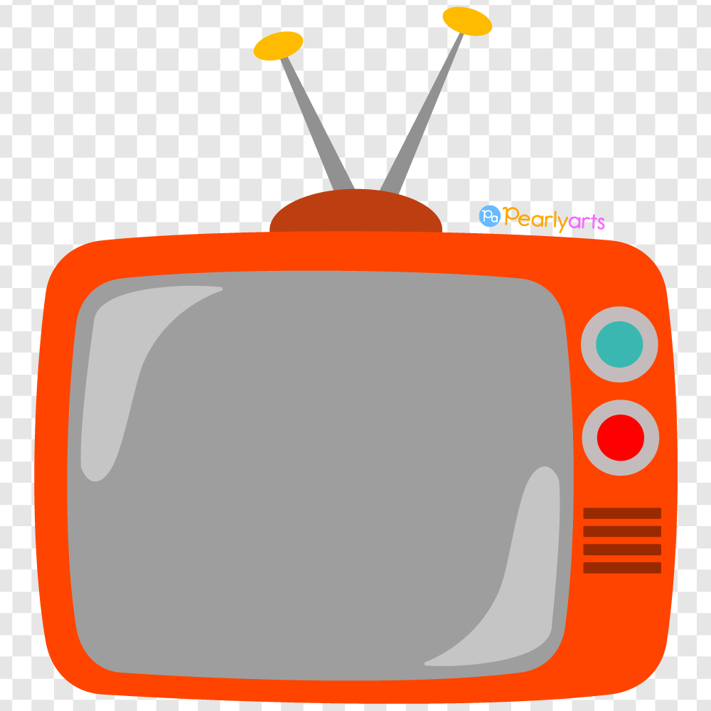 FREE TV Clipart WM | Pearly Arts