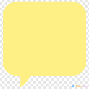 FREE Yellow Square Speech Bubble Clipart WM | Pearly Arts