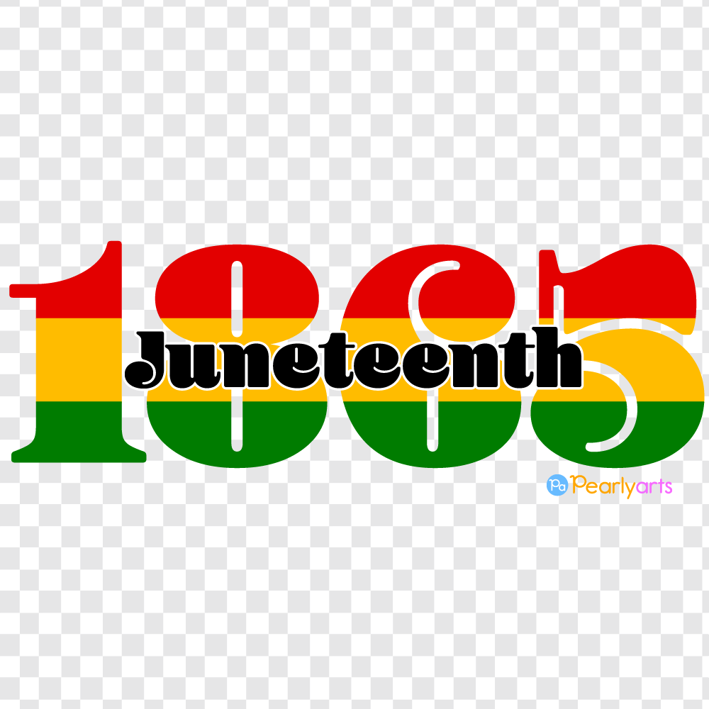 Free Juneteenth 1865 Clipart WM | Pearly Arts