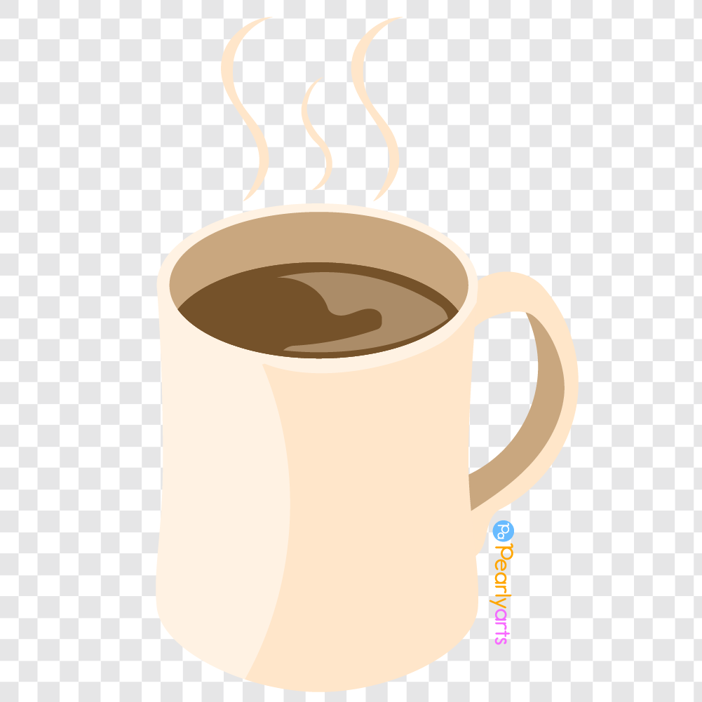 Coffee Mug Clipart WM | Pearly Arts
