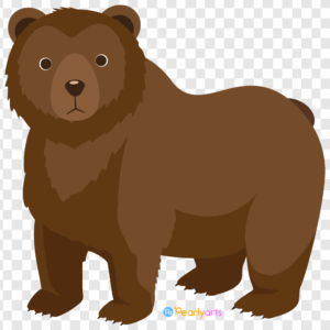 FREE Brown Bear Clipart WM | Pearly Arts