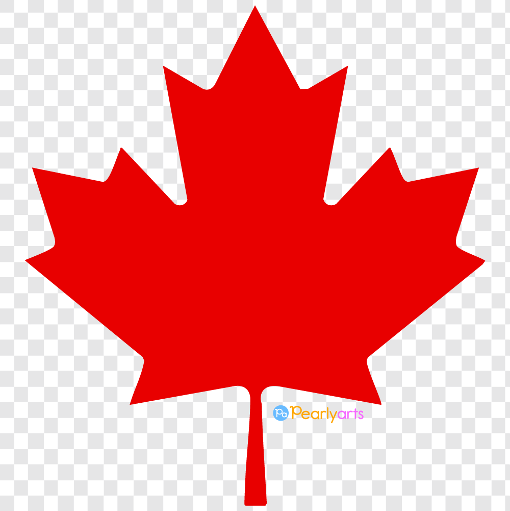FREE Canadian Maple Leaf Clipart WM | Pearly Arts