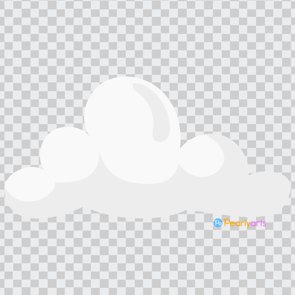 FREE Cloud Clipart WM | Pearly Arts