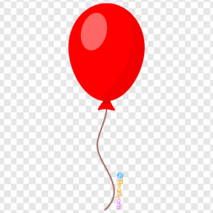 FREE Red Balloon Clipart WM | Pearly Arts