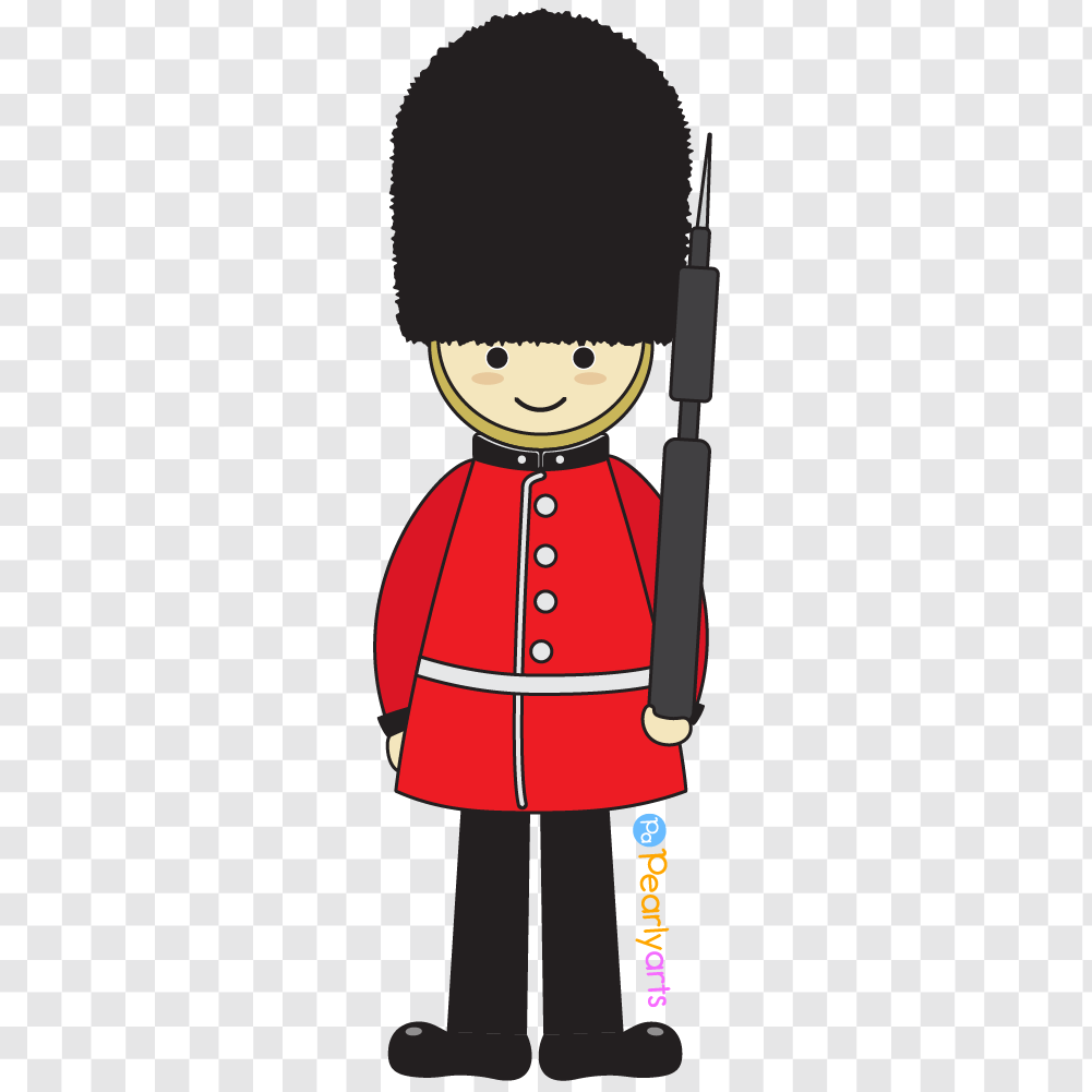 FREE Royal Guard Clipart with outline WM | Pearly Arts