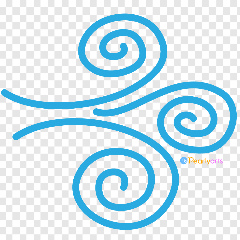 FREE Wind Clipart WM | Pearly Arts