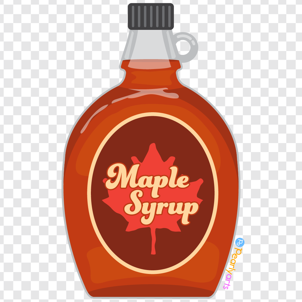 Maple Syrup Clipart WM | Pearly Arts