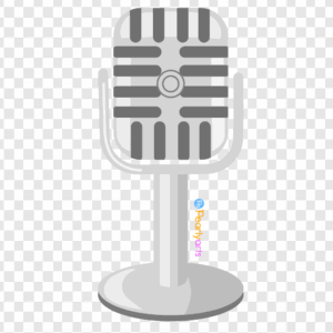 Microphone Clipart WM | Pearly Arts