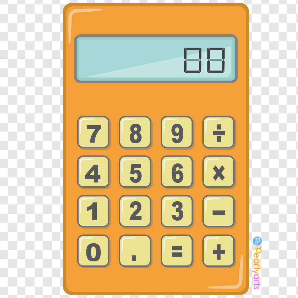 FREE Calculator Clipart WM | Pearly Arts
